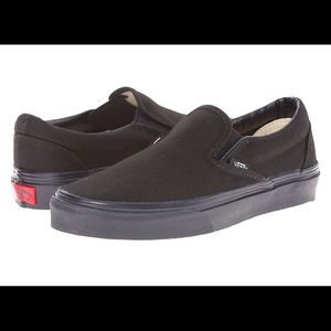 Black slip on vans
